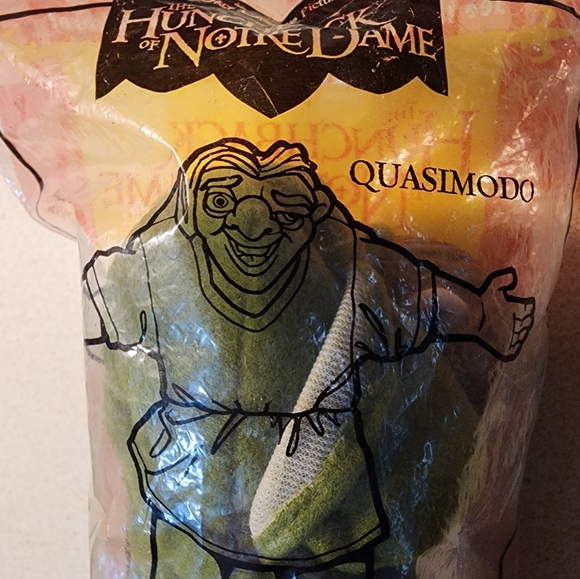 Vintage DisneyThe Hunchback of Notre Dame Quasimodo Plush Doll Burger King NEW - Picture 8 of 11
